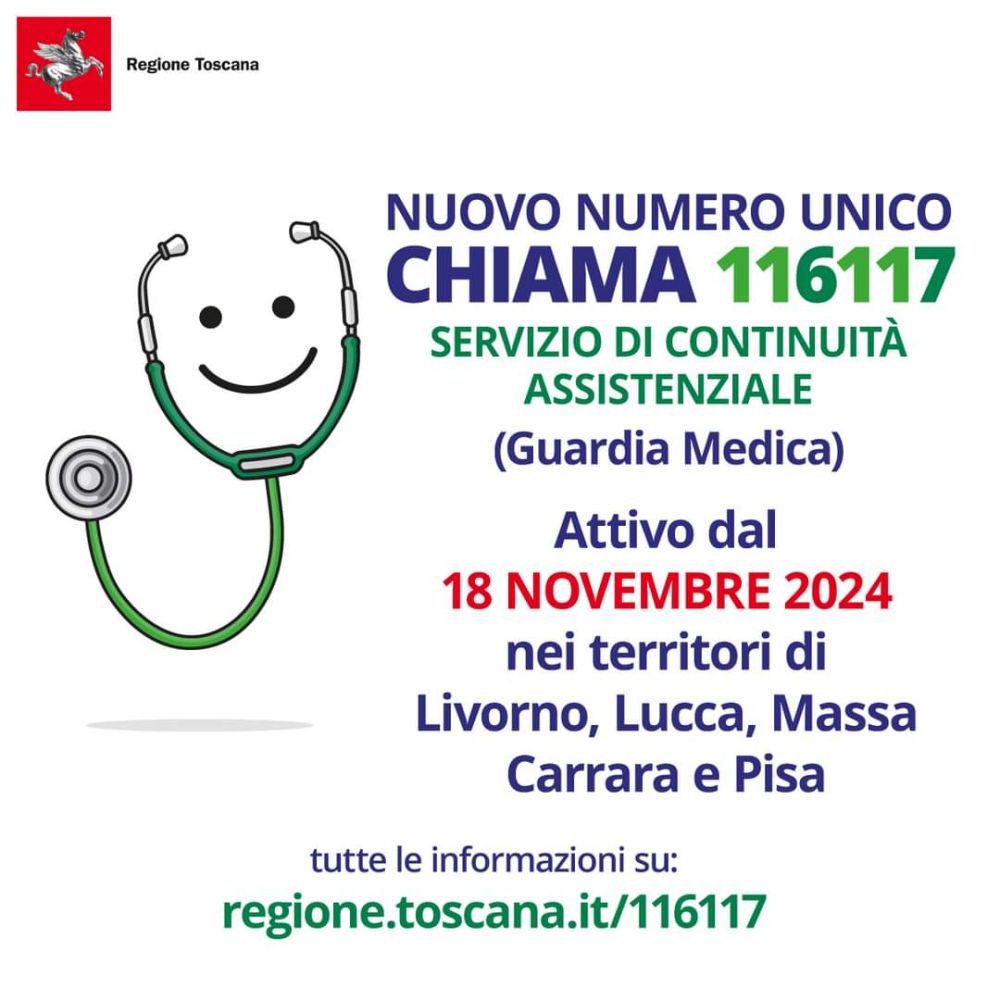 Parte il nuovo numero unico europeo 116117 di Guardia Medica 